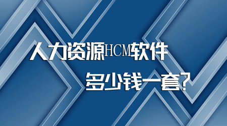 HCM软件多少钱