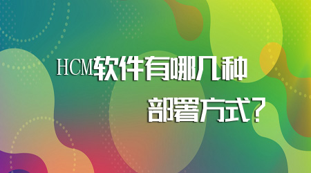 HCM软件的部署方式