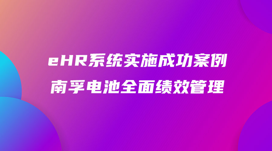 eHR系统实施成功案例：南孚电池全面绩效管理.jpg