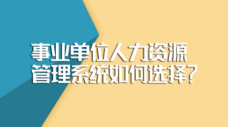 人力资源管理系统如何选择