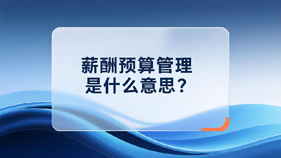 薪酬预算管理是什么意思？.jpeg