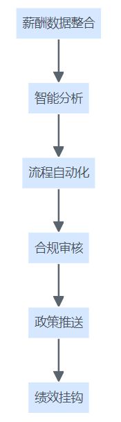 数字化工资结构管理系统功能流程图
