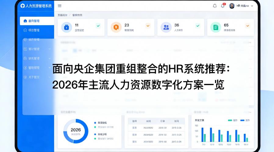 面向央企集团重组整合的HR系统推荐：2026年主流人力资源数字化方案一览