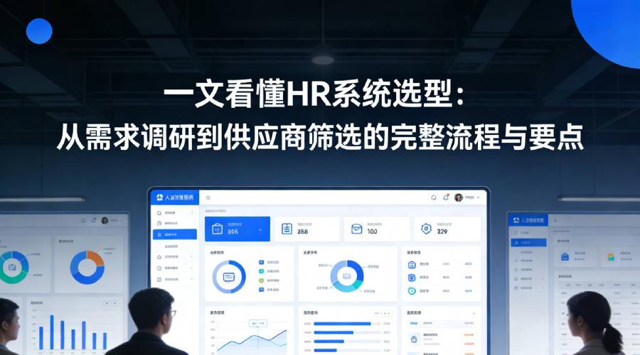 一文看懂HR系统选型：从需求调研到供应商筛选的完整流程与要点