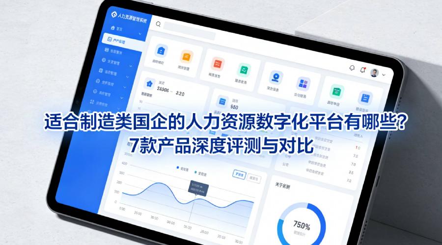 适合制造类国企的人力资源数字化平台有哪些？7款产品深度评测与对比