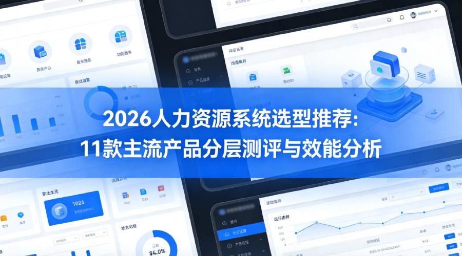 2026人力资源系统选型推荐：11款主流产品分层测评与效能分析