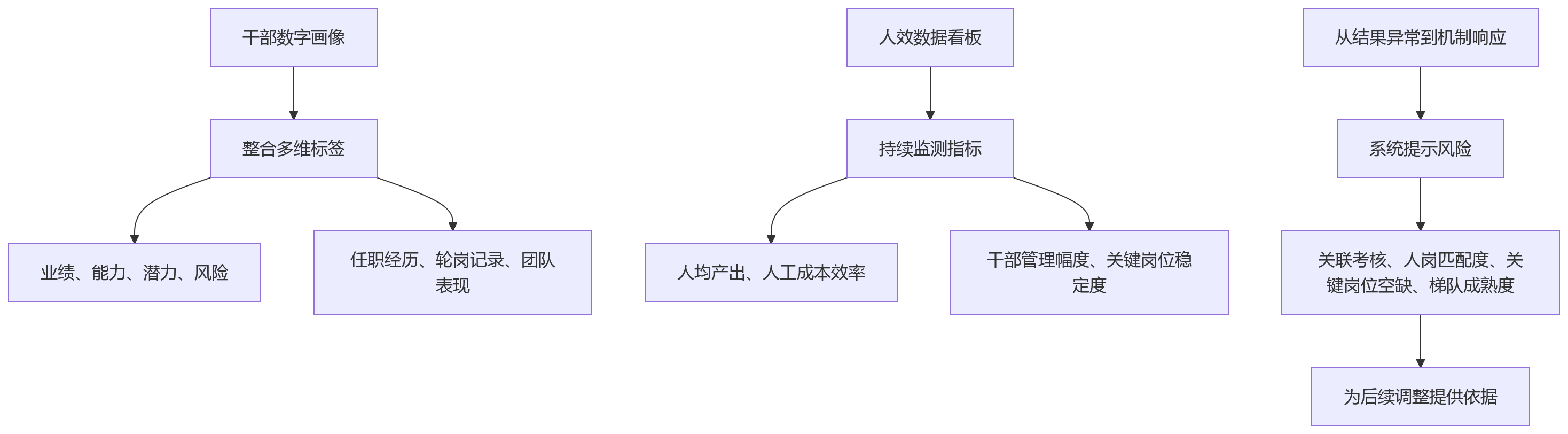 流程图 - 集团型组织干部管理与人效提升关键问题清单
