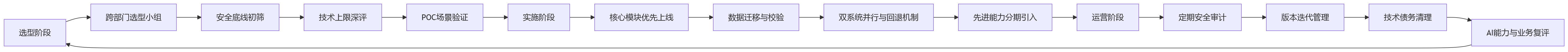 流程图 - 大型企业选HR系统，如何平衡安全稳定与技术先进性？